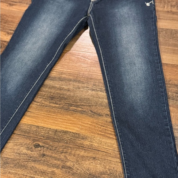 Apple Bottoms Jeans Women’s 11/12 Juniors=Women’s 6 Embroidered Distressed VTG - Picture 8 of 16